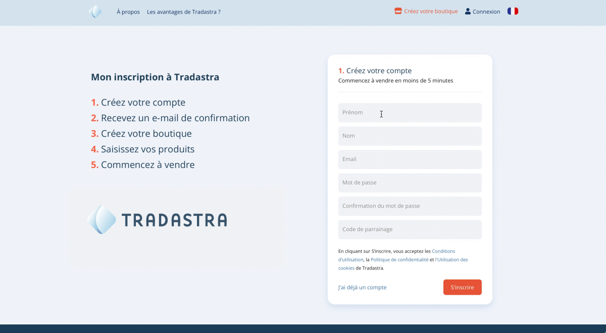 inscription-tradastra-gif-creation-ecommerce